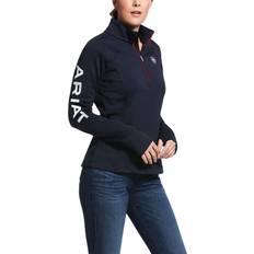 Riding Clothes Ariat Ladies Tek Team 1/2 Zip Sweatshirt Navy X-Large