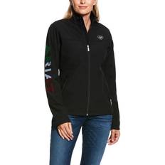 Breathable Outerwear Ariat Women's Classic Team Softshell Mexico Jacket - Black