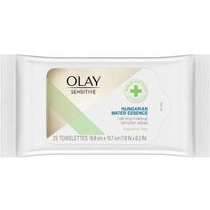 Water wipes Cosmetics Olay Sensitive Makeup Remover Wipes with Hungarian Water Essence