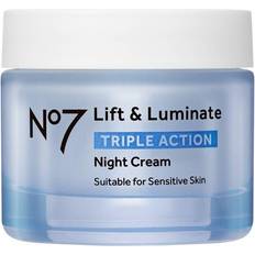 No7 Skincare No7 Lift & Luminate TRIPLE ACTION Night Cream Enhanced Formula 1.7fl oz