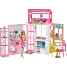 Puppenhaus-Puppen Puppen & Puppenhäuser Mattel Barbie House with Accessories HCD48