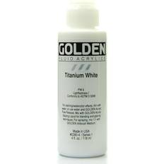 Acrylic Paints Golden Fluid Acrylics titanium white 4 oz