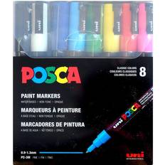 Marker Uni Posca Fine Tip Pen 8-pack