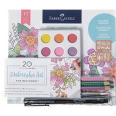 Faber-Castell Water Colors Faber-Castell 20 Minute Studio Watercolor Art for Beginners set