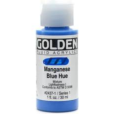 Golden Fluid Acrylics historical manganese blue hue 1 oz
