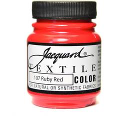107 Ruby Red Jacquard Textile Paint - Fabric Paint - Dye & Paint