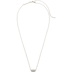 Kendra Scott Grayson Pendant Necklace - Silver/Transparent