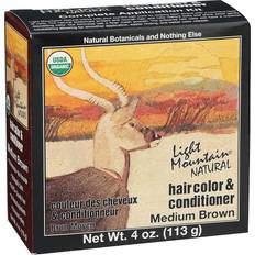 Brown Henna Hair Dyes Light Mountain Natural Hair Color & Conditioner Medium Brown