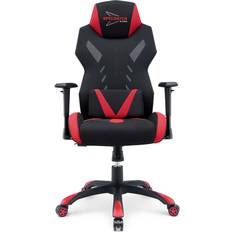 Lumbar Cushion Gaming Chairs modway Speedster Mesh Gaming Computer Chair - Black/Red
