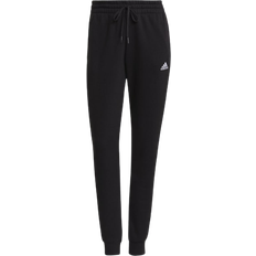 adidas Women's Essentials Fleece 3-Stripes Pants - Black/White