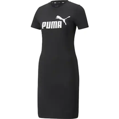 Puma Clothing Puma Essentials Slim Fit Tee Dress - Black