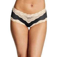 Hipsters Panties Maidenform Cheeky Hipster - Black W/Ivory