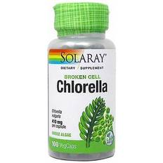 Solaray Vitamins & Supplements Solaray Chlorella 410 Mg 100 Veg Capsules 100