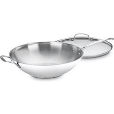 Stainless Steel Pans Cuisinart Chef's Classic with lid 14 "