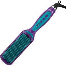 Heat Brushes Bed Head Smooth Operator Straightening Heat Brush Purple/Turquoise