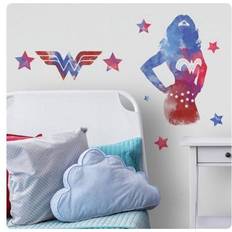 Easy-up Wallpaper RoomMates Wonder Woman Watercolor Peel and Stick Giant Wall Decals