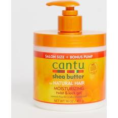 Silikonfrei Haargele Cantu Shea Butter For Natural Hair Moisturizing Twist & Lock Gel 453G