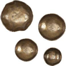 Wall Decorations Uttermost Lucky Coins 4-pack Wall Decor 27.9x27.9cm 4pcs