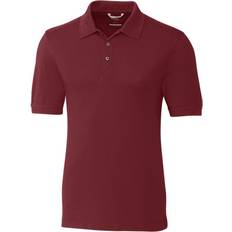 Cutter & Buck Advantage Tri-Blend Pique Polo Shirts - Bordeaux