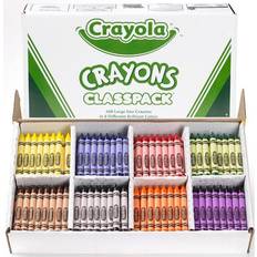 Crayons Crayola Large Crayon Classpack 8 Colors 400-pack