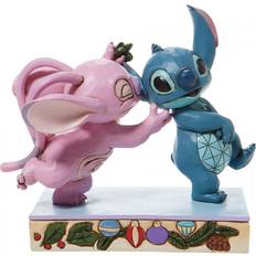 Disney Figurines Disney Disney Traditions Stitch & Angel With Mistletoe