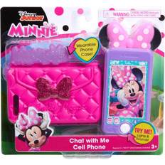Plastic Interactive Toy Phones Just Play Disney Junior Minnie Mouse Chat with Me Cell Phone
