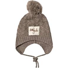 Little Jalo Knitted Beanie - Wood Brown
