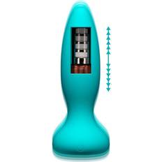 Doc Johnson A-Play Thrust Adventurous Anal Plug with Remote Teal