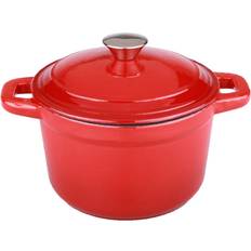 Berghoff Neo Cast Iron Cookware 3 Quart Covered Dutch Oven and 10 Fry Pan,  Set of 2