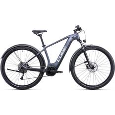 Damen E-Bikes Cube Reaction Hybrid Performance 625 Electric Mountain Bike 2023 - Black/Grey Unisex