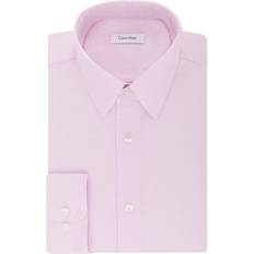 Calvin Klein Steel Classic/Regular Non-Iron Stretch Performance Dress Shirt  - Pink • Price »