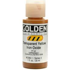 Golden Fluid Acrylics transparent yellow iron oxide 1 oz