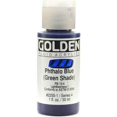 Golden Fluid Acrylics phthalo blue green shade 1 oz