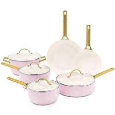 Dishwasher Safe Cookware GreenPan Padova Cookware Set with lid 10 Parts