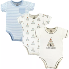 Touched By Nature Organic Cotton Bodysuits 3-Pack - Teepee