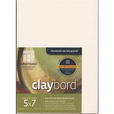 Foam Clay Ampersand Claybord Board, 5" X 7" 3/Pk (CBS05) White