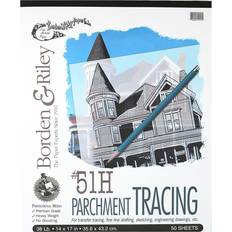 Borden & Riley #51H Parchment Tracing Paper 11 in. x 14 in. Pad of 50