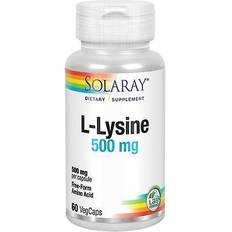 Solaray Amino Acids Solaray L-Lysine 500 mg 60 VegCaps 60 pcs