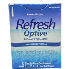 Refresh eye drops Optive Lubricant 30 pcs Eye Drops