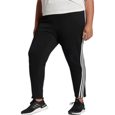 adidas Women's Sportswear Future Icons 3- Stripes Skinny Pants Plus Size - Black