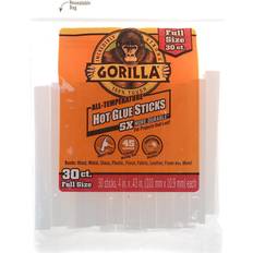 Gorilla 30 Count Hot Glue Sticks 4"
