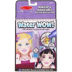 Plastic Coloring Books Melissa & Doug Water Wow! Makeup & Manicures on the Go Travel Activity