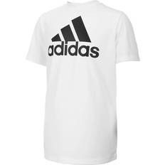 Adidas Tops Children's Clothing adidas Kid's Climalite Badge of Sport Tee - White