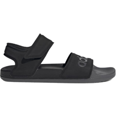 Nubuck Sport Sandals adidas Adilette - Core Black/Grey Five/Core Black
