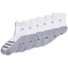 Adidas Underwear Children's Clothing adidas Cushioned Angle Stripe Quarter Socks 6-pack Kids - White