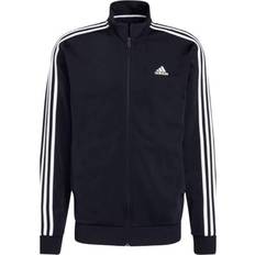 Adidas Men Jackets adidas Essentials Warm-Up 3-Stripes Track Jacket Men - Legend Ink/White