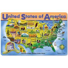 The map of united states Melissa & Doug United States of America 45 Pieces