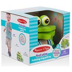 Pull Toys Melissa & Doug First Play Frolicking Frog Pull Toy