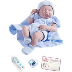 Real doll La Newborn14" Real Boy Baby Doll Blue Outfit
