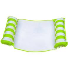 Aqua Monterey Water Inflatable 4-in-1 Pool Hammock Floating Lounger, Lime Green